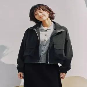 topten 여성) 아웃포켓 하이넥 점퍼MSF4JP2001