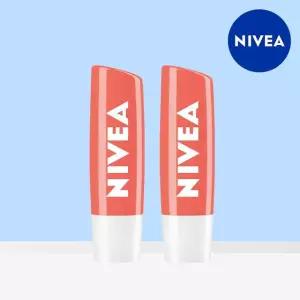 (eTV)니베아 립케어 피치 샤인 4.8g 2개