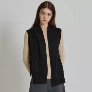 [르오트(LeOT)] 드레이프 케이프 니트 숄베스트 가디건