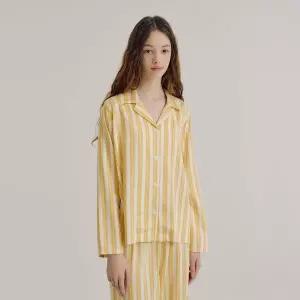 [NS홈쇼핑][오르시떼] 여성 H013 멜린옐로 긴소매 파자마 세트[35690914]