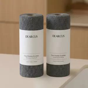 디어커스 그레이 원데이 수세미 (에코컷) 100매 2P