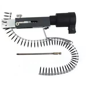 드릴 연발 피스건 자동 연속 스크류건 드릴 피스건 드릴용 액세서리 매거진 공급기 작업용 어댑터 건설용