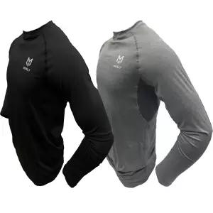 미르벨리 기능성 언더레이어 긴팔 에어로 메쉬 등산 스포츠이너웨어 베이스레이어