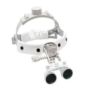 루페 안경 정밀작업 5배 조명 흰색 돋보기 LED 라이트