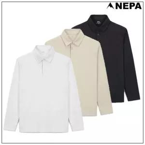 네파 7L15243 남성 간절기 카라티 스코틀랜드 긴팔 폴로티셔츠2155536