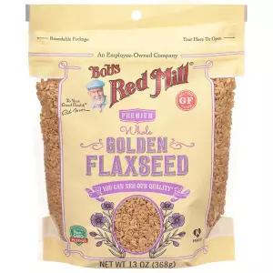 Bob s Red Mill 골든 아마씨 13oz (1개입) - Non GMO 팔레오 친화적 생것 발아 가능 코셔