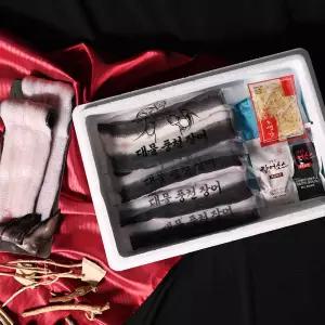 블랙라벨 고창 풍천장어 선물세트 1호 (장어2kg) 고급부직포+장어 손질 후 1,1