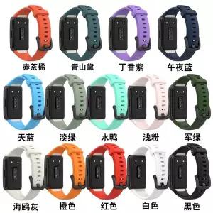 화웨이 밴드 6 6Pro 명예 밴드 7 6용 스포츠 실리콘 시계 스마트워치 스트랩