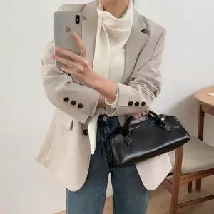 [코코블랑] 솔드 싱글 브레스트 자켓