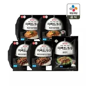 CJx흑백요리사 햇반 컵반 꽈리고추돼지고기덮밥 x2개+묵은지참치덮밥 x2개+유린기 x1개