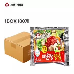 진조미 매운탕양념 60gX100개(1박스) 횟집 배달용 업소용