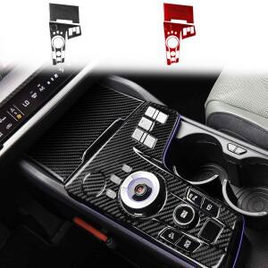 기아 스포티지 NQ5 2022 센터 콘솔 기어 변속 장식 커버  스티커 자동차 악세사리 카본 파이버