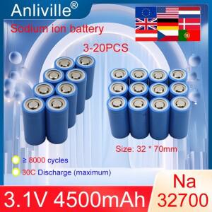 3.1V 4500mAh 32700 나트륨 이온 배터리 충전식 저온 저항 DIY 12V 24V 인버터 여행 캠핑