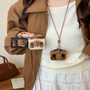 [미겔라] 귀여운 아기자기 곰돌이 파우치 목걸이 3종