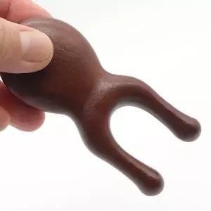 우드데이 옻칠 원목 괄사 마사지기 문어얼굴 어깨-WFITZIM