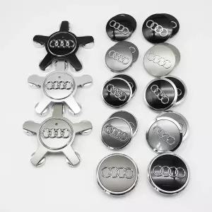 자동차휠캡 4개 68mm 135MM 자동차 휠 캡 4F0601165N 아우디 A4 A5 A6 A7 Q3 Q5 A3 S5 액세서리 센터 휠캡