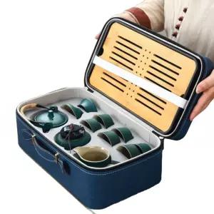 휴대용 다도세트 여행용 차우리기 다도 찻잔 차도구 세트