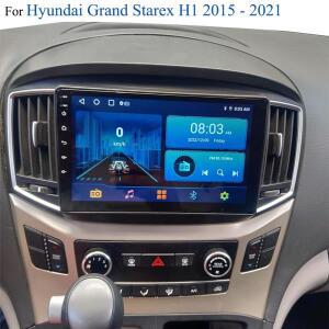 현대 H1 그랜드 Starex 2015 - 2021 용 안드로이드 14 차량용 Autoradio 차량용 라디오 오디오 스테레오 비