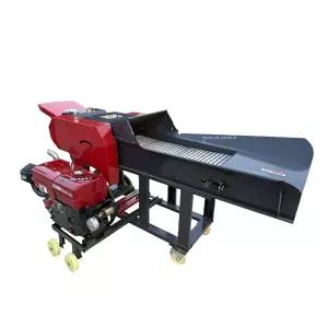 잔가지 파쇄기 건식 습식 사료 가정용 소 양용 분쇄기 엔진 절단기