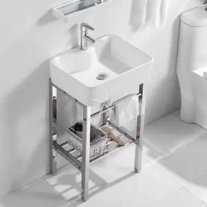 간이 이동식 스탠드 욕실 하부장 카페 건식