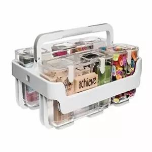 다용도 투명 보관함 책상정리함 간식바구니 (KYR-WFK6WHA)