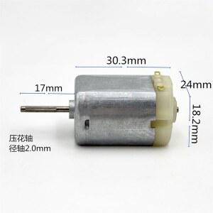 FP 280CN 11415 24MM 미니 플랫 전기 모터 6 14.4V 6100 카본 브러시 너들 샤프트 RC 자동차/스쿠터 DIY