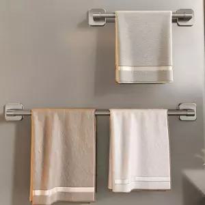 (신상꿀템) 무타공 수건걸이 거치대 욕실 수건걸이대