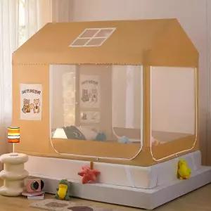 보온텐트 침대텐트 난방 난방텐트 1인용 사각 싱글퀸 방풍