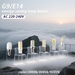 2-20개 G9 E14 LED 미니 소형 옥수수 전구 AC 220V 초고휘도 트로브  백색광 2W 3W 50W 할로겐 램프 대체