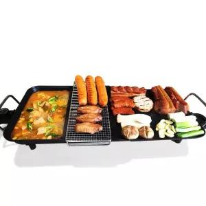 어반일렉 3in1 멀티 와이드 전기그릴 유리뚜껑 파티팬 캠핑 UEG-P60 고기 굽는후라이 명절후라이 전기