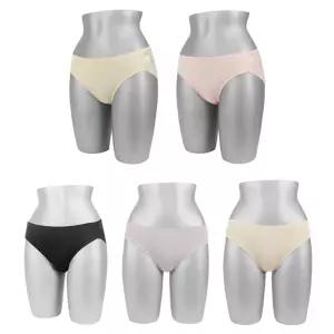 블루핀 여성용 실크터치 노라인 햄팬티 5종 세트