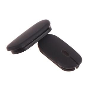 하이 퀄리티 자전거 드레일러 플러그 탄소 프레임 브레이크 케이블 정지 고무 Di2 타원형 구멍 스토퍼, 2