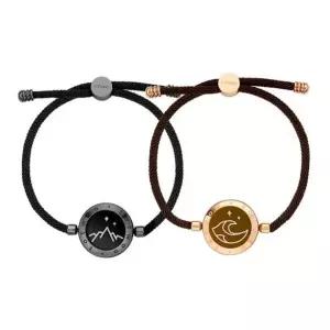 커플진동팔찌 장거리 연애 세트 커플 팔찌 롱디 스마트