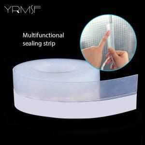 날씨 스트리핑 샤워 유리 소음 드래프트 스트립 도어 차단기 절연 실리콘 감소 간격 먼지