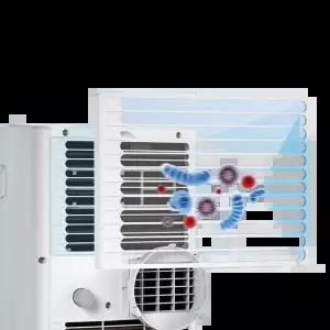 이동식 에어컨 소형 무설치 에어컨 없는 실외기 겸용 냉난방