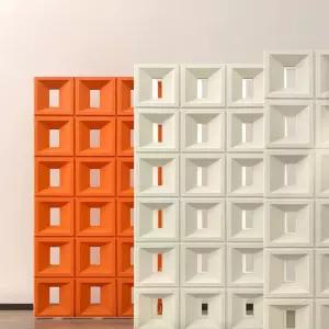 큐블럭 디자인블럭 벽돌 장식 가벽 단면 세라믹 인테리어