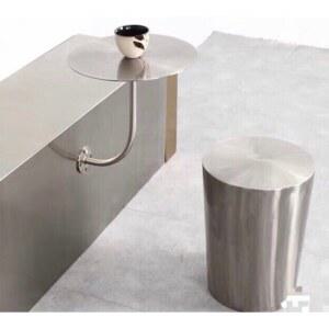 카페 원형 부착 소나무 식탁등 벽고정테이블 벽걸이형 인테리어거울 손글씨 사무실 상업공간