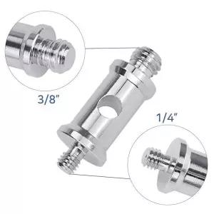1/4 3/8 변환 스피곳 나사 볼트 스트로보 조명 카메라 삼각대