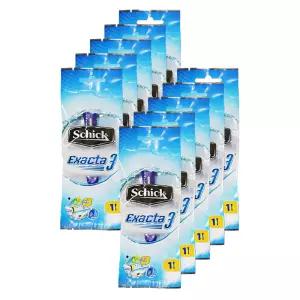 엘지 쉬크 휴대용 면도기 이그젝타3 1입 10개 일회용면도기