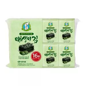 성경김 매생이 도시락김 4g x 16봉 64g, 1개