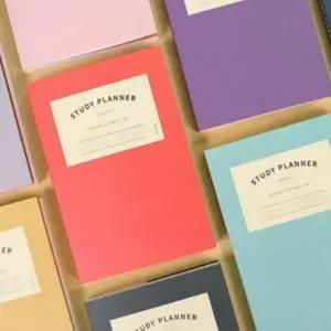 PVC커버 스터디 플래너 4개월용 2P 스케줄러 계획표 스케줄러 체크리스트 공부 공시생 겨울방학 시험준비