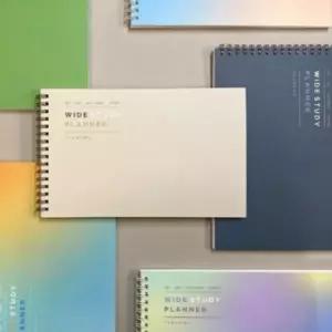 학생스터디플래너 2P 와이드 6개월 스케줄러 다이어리 스케줄러 체크리스트 공부 공시생 겨울방학 시험준비