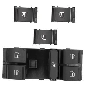 VW 제타 골프 MK5 MK6 Passat B6 B7 CC Touran Tiguan 플러스 시트 1K 용 자동차 전력 마스터 창 스위치 버