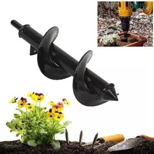 전동 드릴용 땅파기 비트 8x25cm가든 조경 원예도구 공구