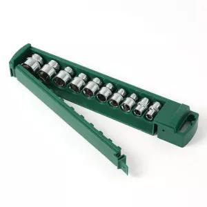 피스그린 3 8형 복스알 10종 세트 숏 타입조이기공구 볼트기 너트기 는공구 숏알 복스