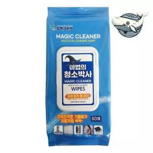 청소 매직 패드 60매 찌든때 제거 다목적 마법의청소박사 찌든때제거