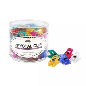 카파맥스 크리스탈 통클립 소 52103모음집 자료 서류 집개 사무용 집게 문구 용지