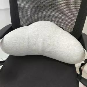 사무실 의자쿠션 비행기 등받이 허리받침 등베개 받침대 방석 등쿠션 배개 등받이용 직장인 차량