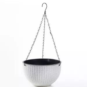 행잉 플랜터 2개 세트 펜던트 화분 걸이식 바구니 식물 홀더거실 예쁜 벽식물 플랜 테라스꾸미기 플라스틱