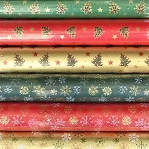 크리스마스 종이 롤 포장지 대용량 53cm x 15M재 증착 선물 상자 기프트박스